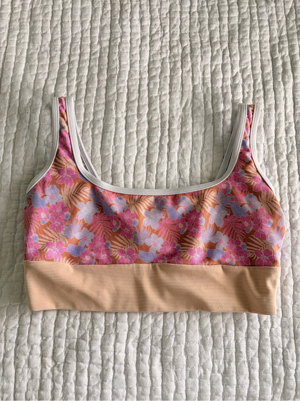 LainSnow x Tiare Hawaii Kiawah Swim Top | Palm Floral